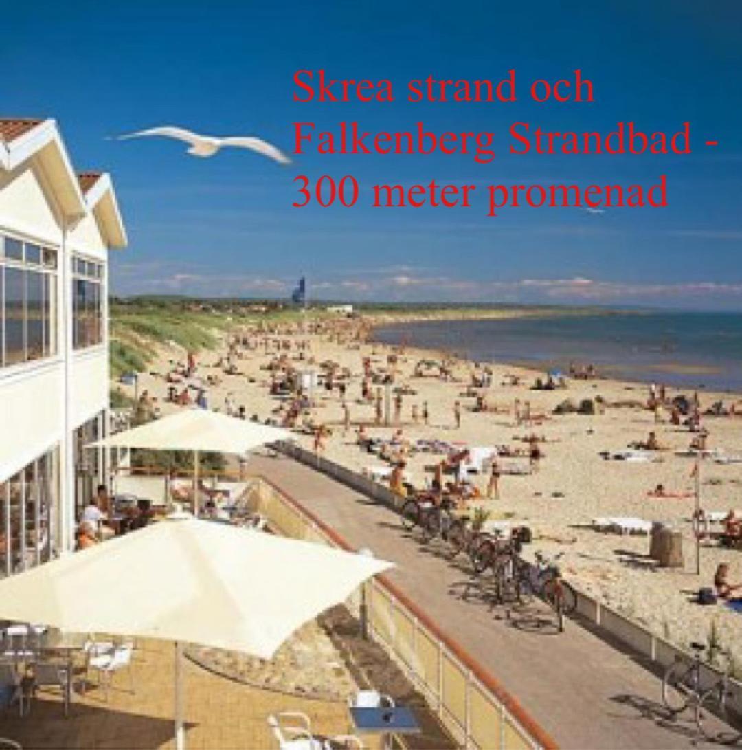 300 M Till Skrea Strand Och Naera Till Centrum Apartment Фалкенберг Екстериор снимка